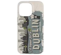 I'd Rather Be In Dublin Ireland Vintage Souvenir Case for iPhone 14 Pro Max