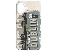 I'd Rather Be In Dublin Ireland Vintage Souvenir Case for iPhone 16 Plus