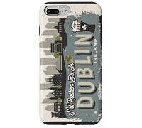 I'd Rather Be In Dublin Ireland Vintage Souvenir Case for iPhone 7 Plus/8 Plus