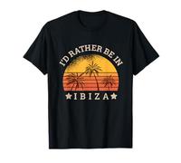 I'd rather be in Ibiza - retro Rave Summer Party tee T-Shirt