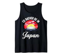 I'd Rather Be in Japan Tank Top