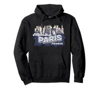 I'd Rather Be In Paris France Vintage Souvenir Pullover Hoodie