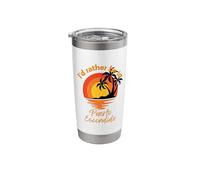 I'd Rather be in Puerto Escondido Mexico Beach Vacation Tri Stainless Steel Insulated Tumbler