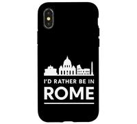 I'd Rather Be in Rome - Urban Skyline Graphic Case for iPhone X/XS