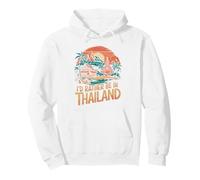 I'd Rather Be in Thailand Buddha Mandala Pullover Hoodie