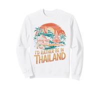 I'd Rather Be in Thailand Buddha Mandala Sweatshirt