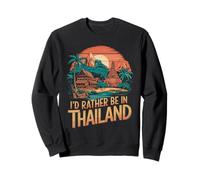 I'd Rather Be in Thailand Buddha Mandala Sweatshirt