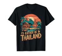 I'd Rather Be in Thailand Buddha Mandala T-Shirt