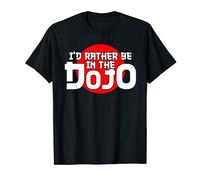 I'd Rather Be In The Dojo Jiu Jitsu Combat BJJ Fighter Gift T-Shirt