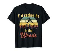 I'd rather be in the Woods / Bushcraft Survival T-Shirt