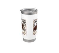I'd Rather Be Jousting Medieval Illuminated Knight Art Stainless Steel Insulated Tumbler