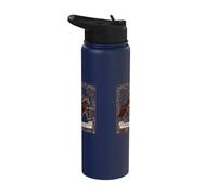 I'd Rather Be Jousting Medieval Illuminated Knight Art Stainless Steel Insulated Water Bottle