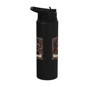 I'd Rather Be Jousting Medieval Illuminated Knight Art Stainless Steel Insulated Water Bottle