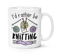 I'd Rather Be Knitting 10oz Mug Cup