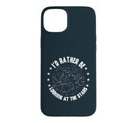 I'd Rather Be Looking At The Stars Planets Astronomy Space Case for iPhone 15 Plus