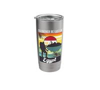 I'd Rather Be Lost in Egypt Trip Souvenir Vacation Tour Stainless Steel Insulated Tumbler