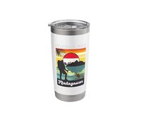 I'd Rather Be Lost in Madagascar Trip Souvenir Vacation Tour Stainless Steel Insulated Tumbler