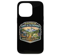 I'd Rather Be Lost In The Woods Than Found In The Office Case for iPhone 13 Pro