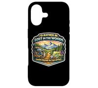 I'd Rather Be Lost In The Woods Than Found In The Office Case for iPhone 17