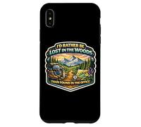 I'd Rather Be Lost In The Woods Than Found In The Office Case for iPhone XS Max