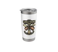 Id Rather Be Making Candles Candle Making Hobby Stainless Steel Insulated Tumbler