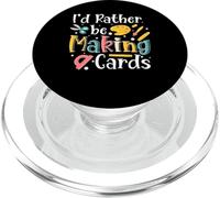 Id Rather Be Making Cards Card Maker Papercrafting PopSockets PopGrip for MagSafe