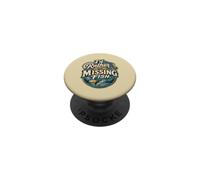 I'd Rather Be Missing Fish Bass Fishing Angler PopSockets Adhesive PopGrip