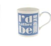 I'd Rather Be ON MY MOTORBIKE Fine China Mug Leonardo