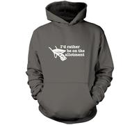 I'd Rather Be On The Allotment Unisex Hoodie - Grey X-Large