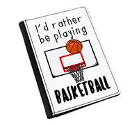 I'd Rather Be Playing Basketball Passport Holder Cover