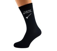 I'd Rather be Playing Darts with Dart Image Design Mens Black Cotton Rich Socks