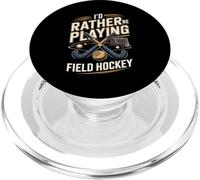 Id Rather Be Playing Field Hockey Life PopSockets PopGrip for MagSafe