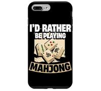 I'd Rather Be Playing Mahjong, Tile Game Player, Mah Jong Case for iPhone 7 Plus/8 Plus
