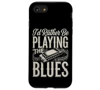 I'd Rather Be Playing The Blues Harmonica Case for iPhone SE (2020) / 7/8