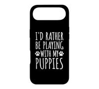 I'd Rather Be Playing With Puppies - Love & Paws Pet Owners Case for iPhone Air