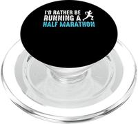 Id Rather Be Running A Half Marathon 13.1 Runner PopSockets PopGrip for MagSafe