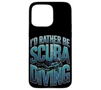 I'd Rather Be Scuba Diving Ocean Diver Life Case for iPhone 15 Pro Max