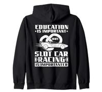 I'd rather be Slot Car Racing RC Cars Zip Hoodie