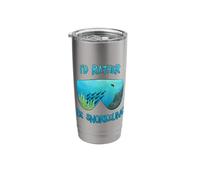 I'd Rather be Snorkeling, Snorkle, Diving and Ocean Lovers Stainless Steel Insulated Tumbler