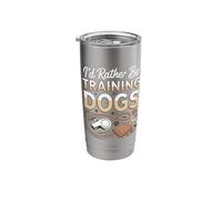 Id Rather Be Training Dogs Dog Trainer Stainless Steel Insulated Tumbler