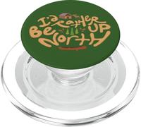I'd Rather Be Up North, handlettering funny fever for cabin PopSockets PopGrip for MagSafe