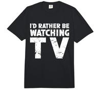 I'd Rather Be Watching TV Comfort Colors Adult Heavyweight T-Shirt