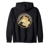 Id Rather Be Waving The Flag Patriotic Celebration Zip Hoodie