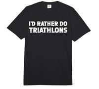 I'd Rather Do Triathlons Comfort Colors Adult Heavyweight T-Shirt