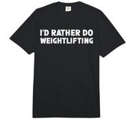 I'd Rather Do Weightlifting Comfort Colors Adult Heavyweight T-Shirt