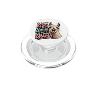 I'd Rather Kiss a Llama Than Deal with Drama Funny Quote PopSockets PopGrip for MagSafe
