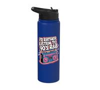I'd Rather Listen to 90's R&B Stainless Steel Insulated Water Bottle