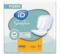 iD Sensitive Form Extra Incontinence Pads Odour Control | 8 Packs of 20