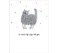 I'd Shave My Legs For You Humour Valentine's Day Card Funny Greeting Cards