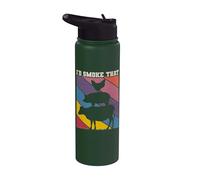 I'd Smoke that BBQ Smoker Grill Meat Chef Retro Grilling Stainless Steel Insulated Water Bottle